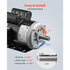 5 HP Electric Motor, 3450RPM Air Compressor Motor