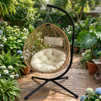 Foldable Hanging Egg Chair with Stand