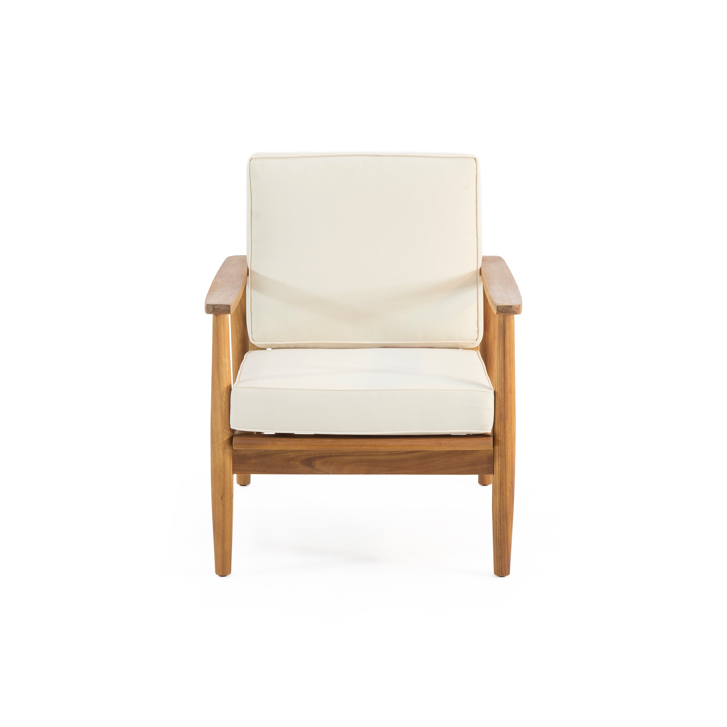 Club Chairs Laurent 500lbs Capacity Acacia Outdoor