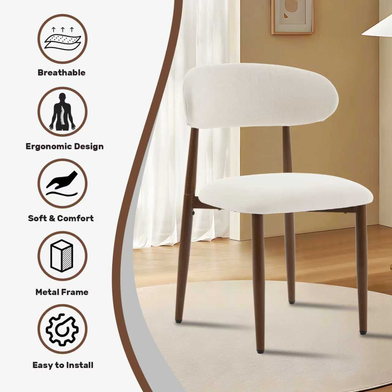 Dining Chairs Set of 2