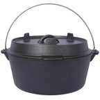 Pre-Seasoned Cast Iron Dutch Oven with Skillet Lid