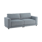 81'' Modern Square Arm Sofa with Soft Velvet Upholstery