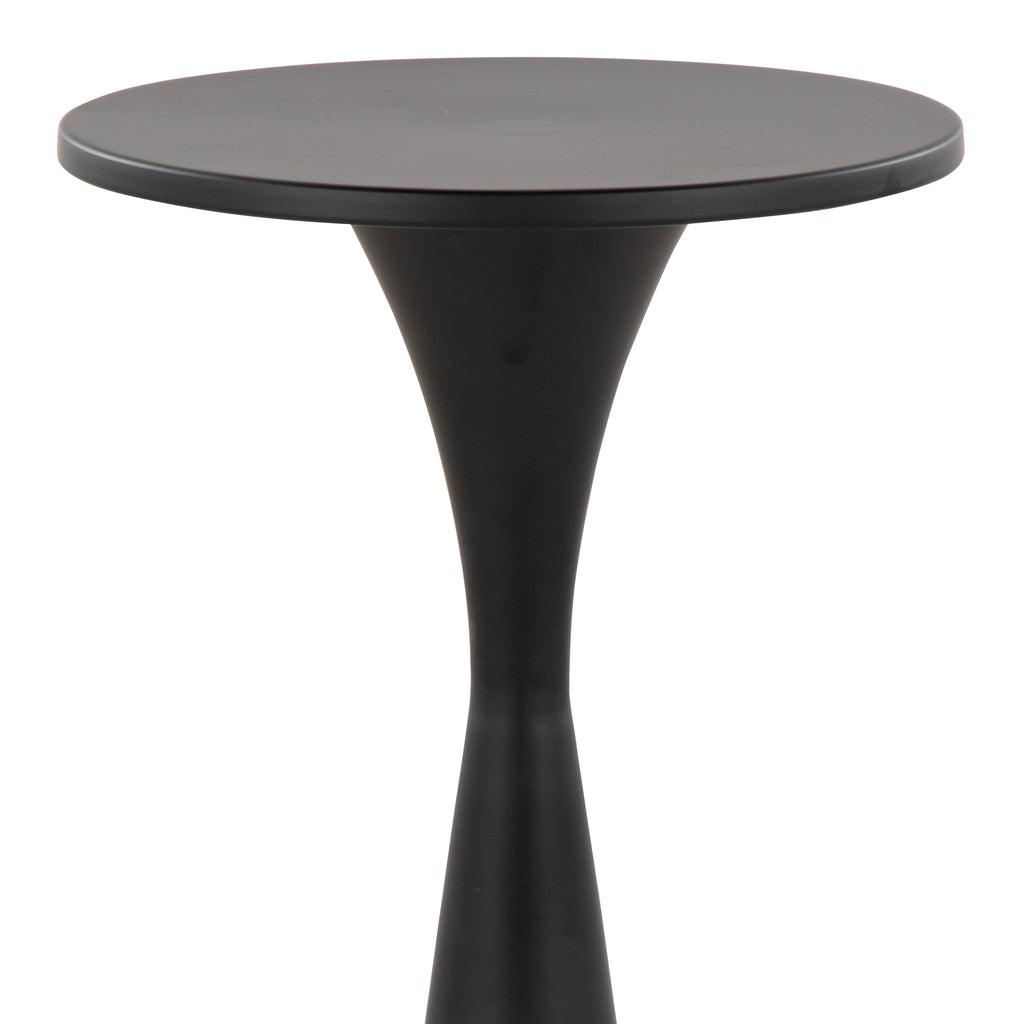 22" Contemporary Metal Side Table in Matte