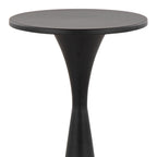 22" Contemporary Metal Side Table in Matte