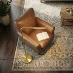Verve Brassed Gold Floor Lamp