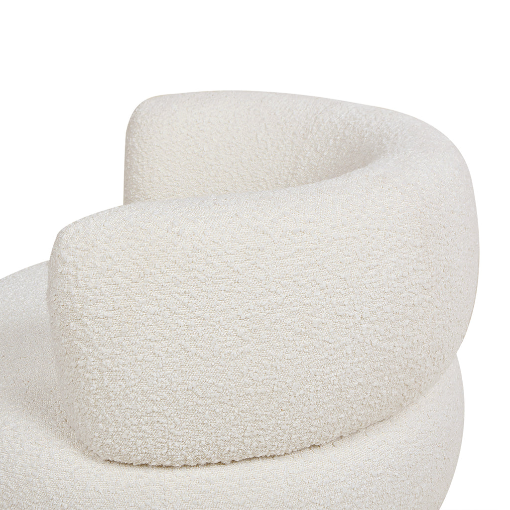 Fuji 360 Swivel Low Barrel Back Accent Chair