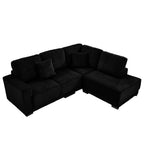 93" Sectional Sofa with Reversible Chaise Lounge