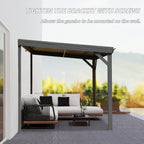 8' x 10' Lean to Gazebo with Upgraded Drainage System