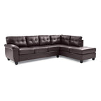 Gallant G905B-SC Sectional Without Ottoman - Cappuccino