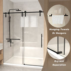 Frameless Sliding Shower Door - 44-48" x 76" H