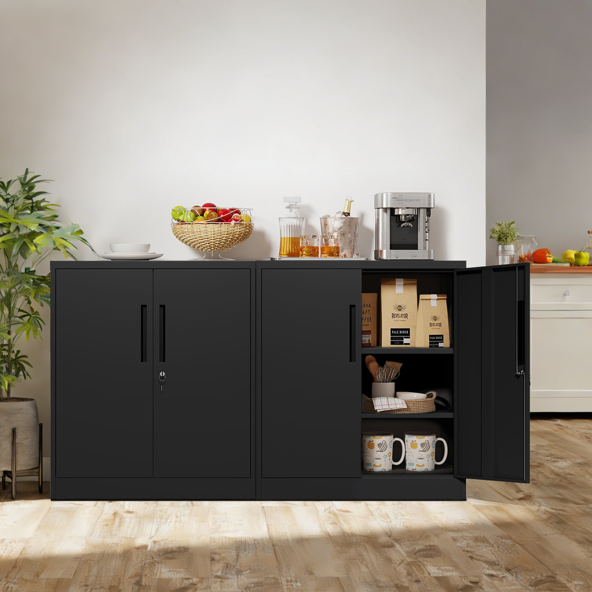 Metal Storage Cabinet with Lock