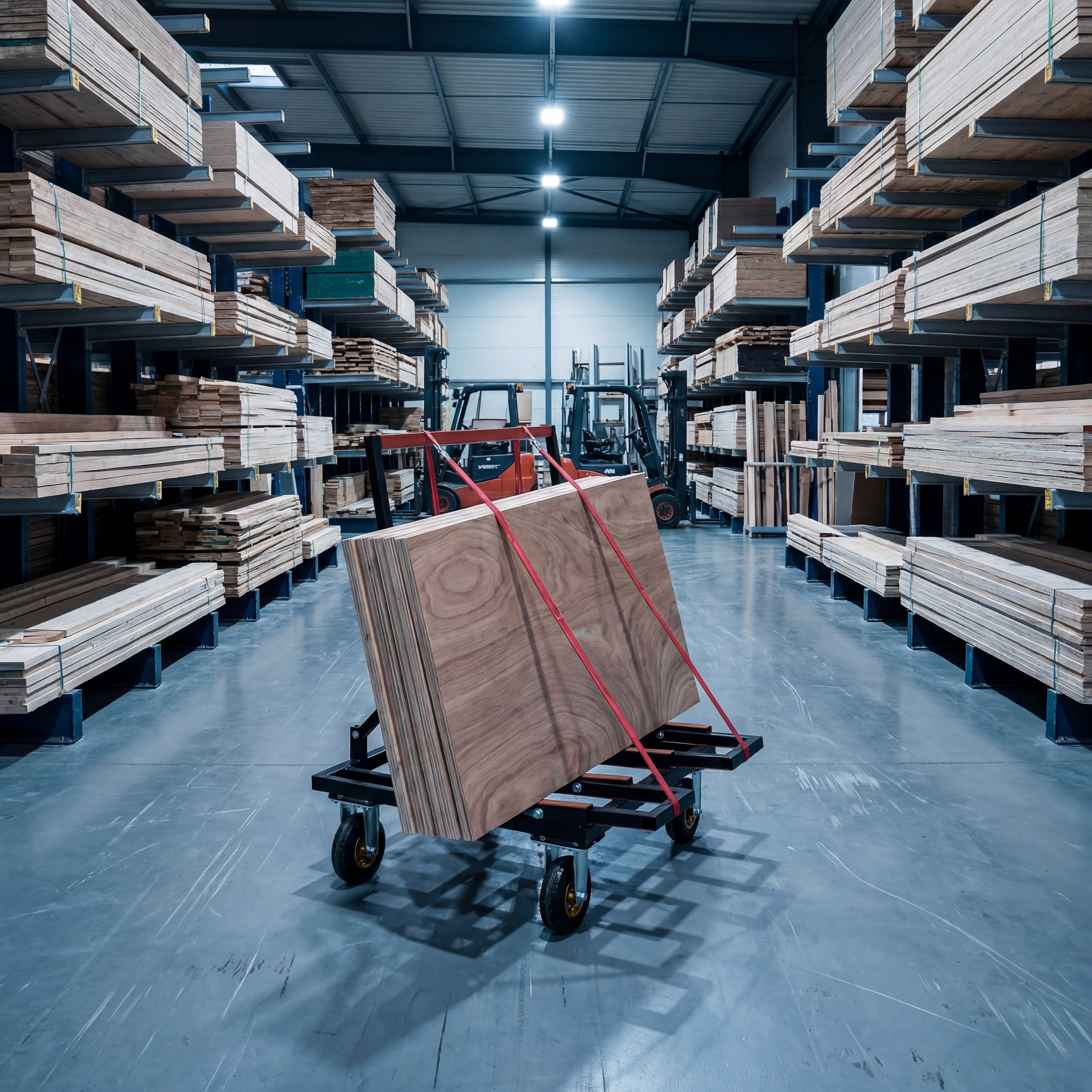 Folding Drywall Dolly with 2000 LBS Load Capacity