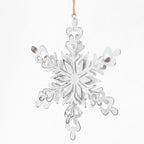 Iron Snowflake Hanger - Set of 6 Holiday Ornaments