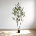 6' Artificial Olive Tree in Plastic