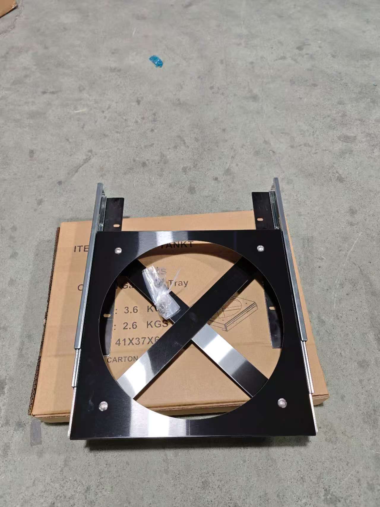 Black Gas Cylinder Pallet - Stainless Steel 6B01 4B03
