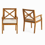 9-Piece Acacia Wood Outdoor Patio Dining Set