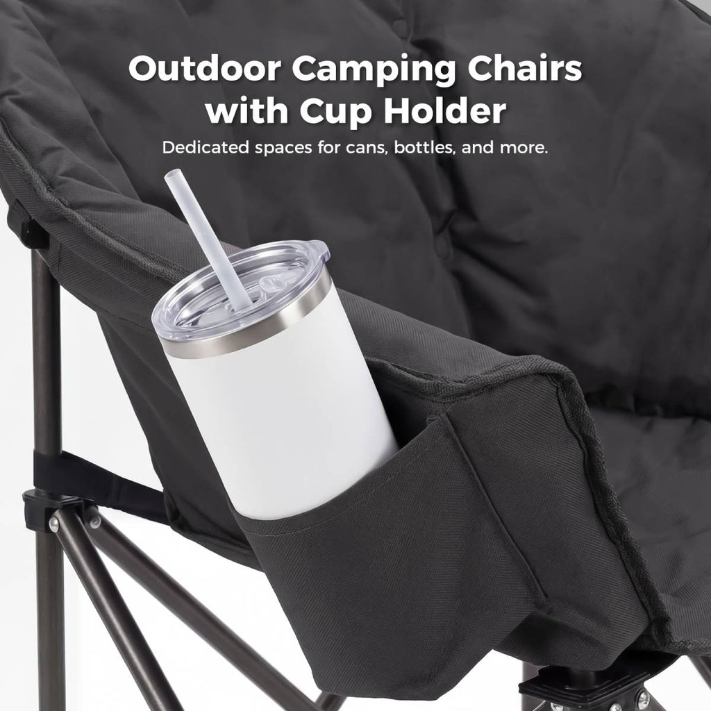 Set of 2 Oversized Camping Chairs