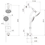 Multi Function Dual Shower Head - Shower System