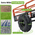1500LBS Capacity 15 Cubic Feet Dump Cart Trailer