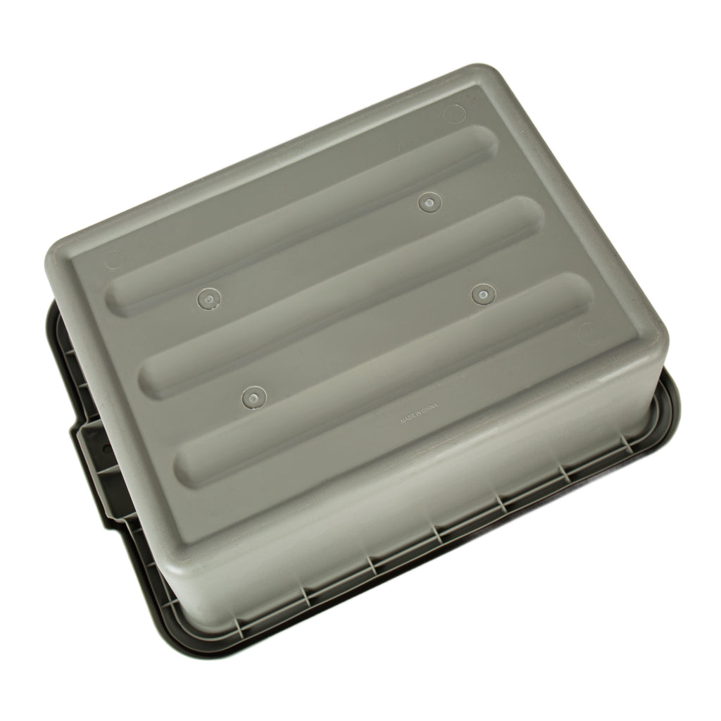 6-Pack 20" x 15" 9 Gallon Meat Tubs with Lids