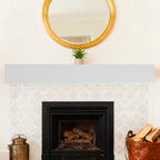 60" Paulownia Fireplace Mantel