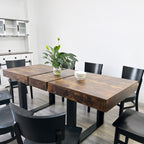 Extendable Dining Room Table for 6, 8, 10
