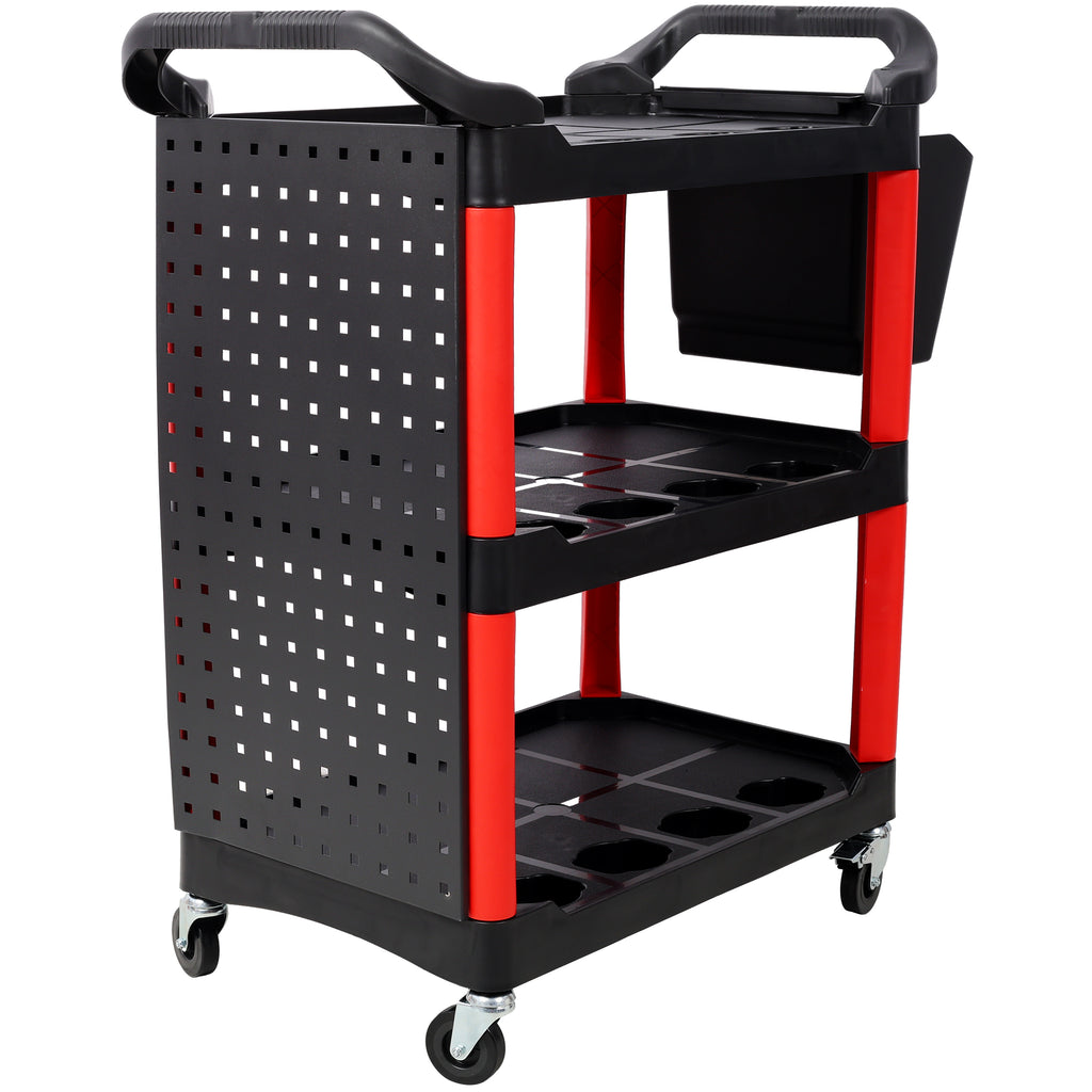 3 Tier Rolling Auto Detail Cart