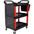 3 Tier Rolling Auto Detail Cart