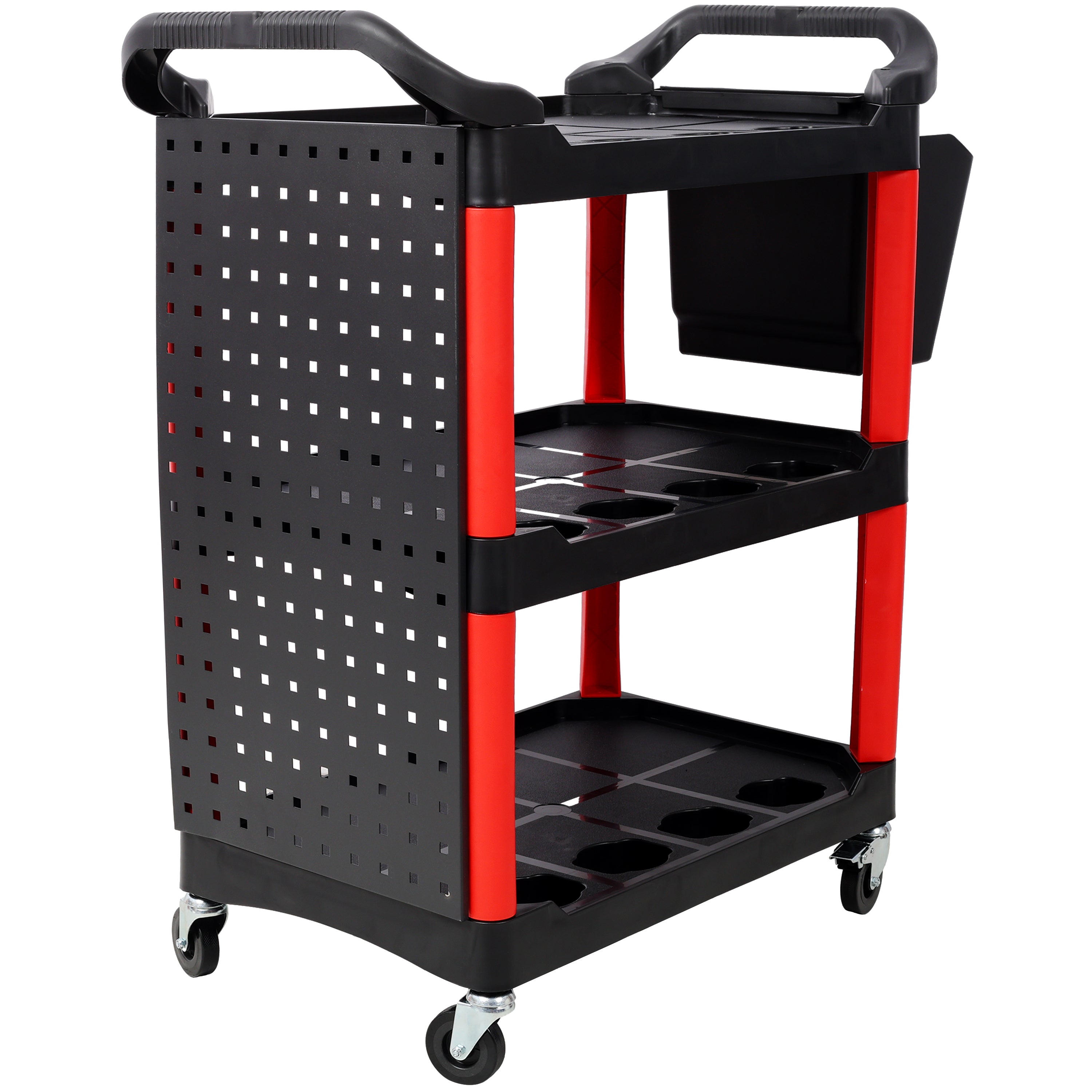 3 Tier Rolling Auto Detail Cart