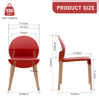 Summer 4-Pack Crimson Chairs