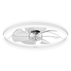 23.6 Inch Ceiling Fan with Light, Quiet DC Motor