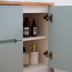 36-Inch Double Drawer + Single Door Wall-Mounted Bathroom Vanity