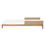 Solid Acacia Wood Sun Chaise Lounger