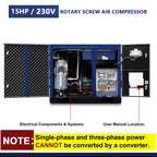 15HP Rotary Screw Air Compressor