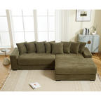 Oversized Two-Piece L Shaped Sofa