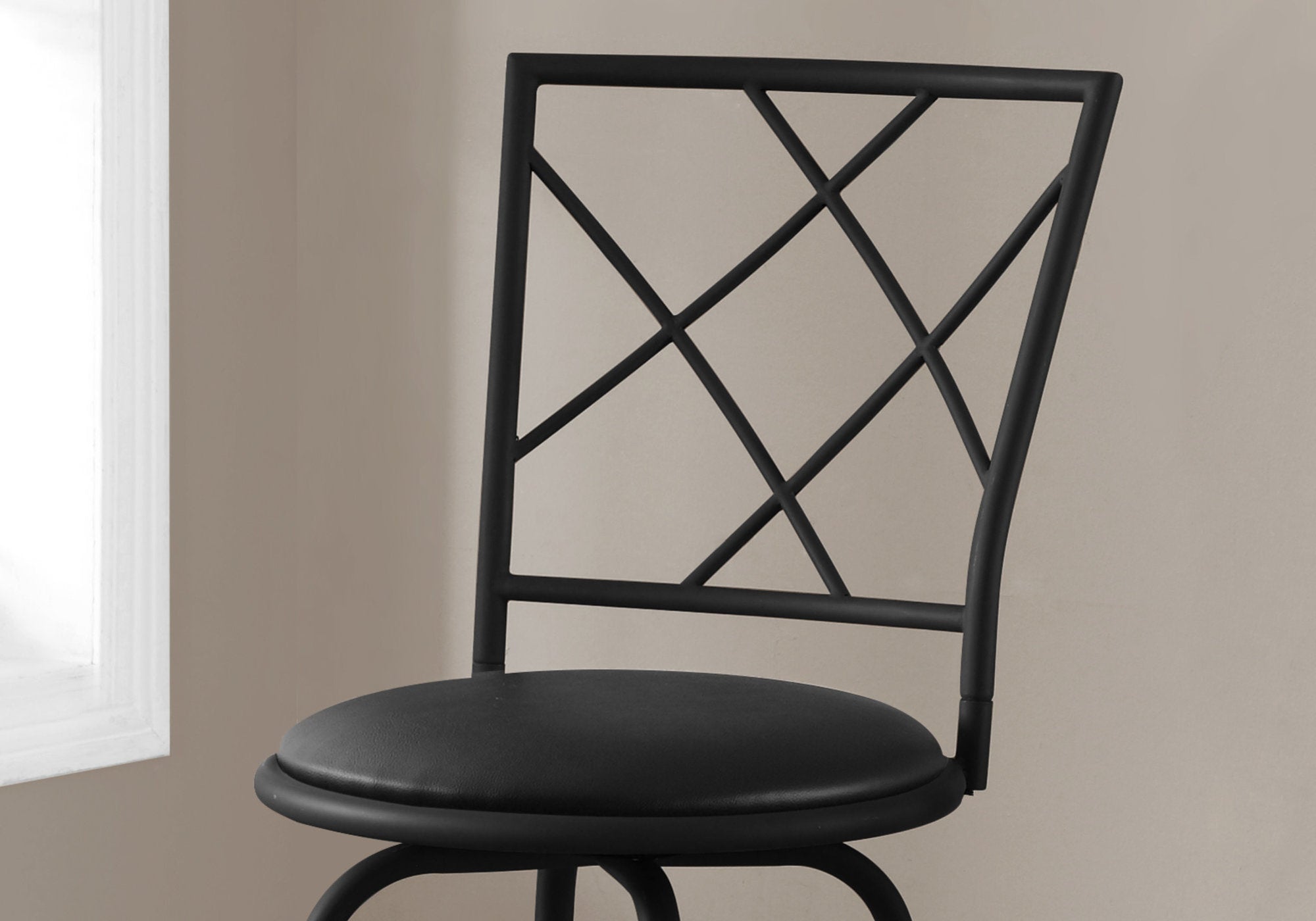Bar Stool Set Of 2, Swivel, Bar Height