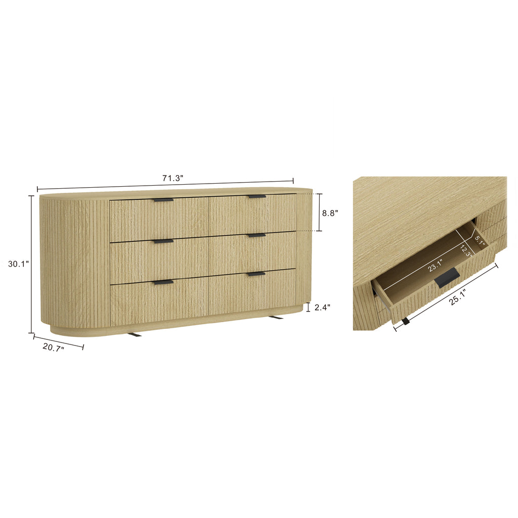Olivia 71" Dresser