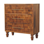 Solid Wood Cadiz Carved Chest
