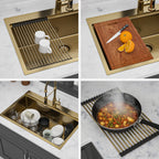 36" Drop-In Kitchen Sink