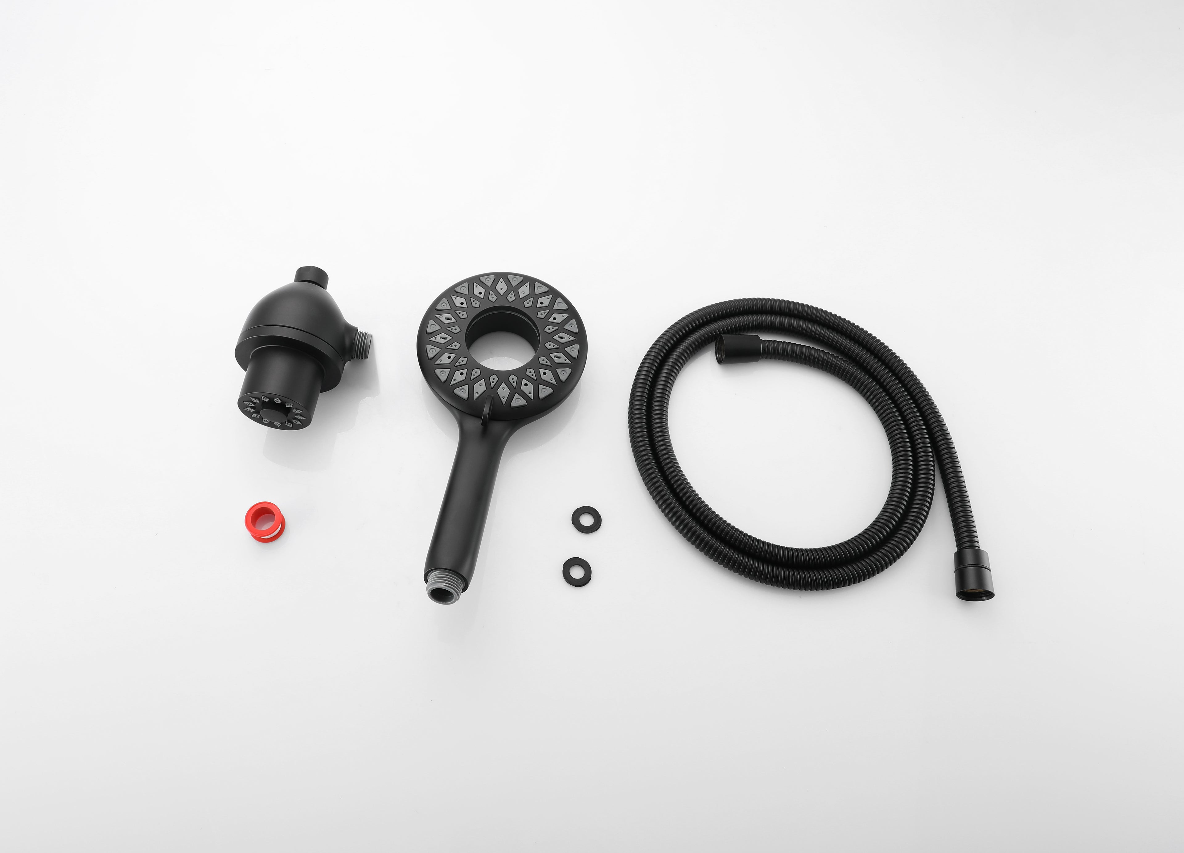High Pressure Shower Heads 6 Spray Mode - Matte Black