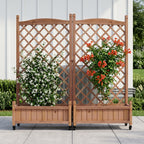 Raised Garden Bed with Trellis 2 Pack
