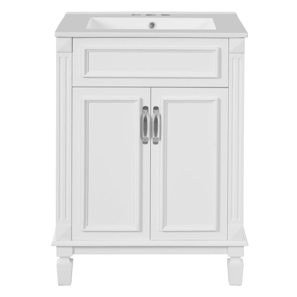 24" Bathroom Vanity with Top Sink