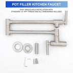 Brushed Nickel Pot Filler Faucet