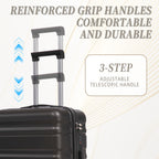 Hifine Tourist 20"/24"/28" 3-Piece ABS Spinner Luggage Set