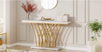 59-Inch Gold Console Table