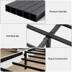 King Bed Frame with Headboard