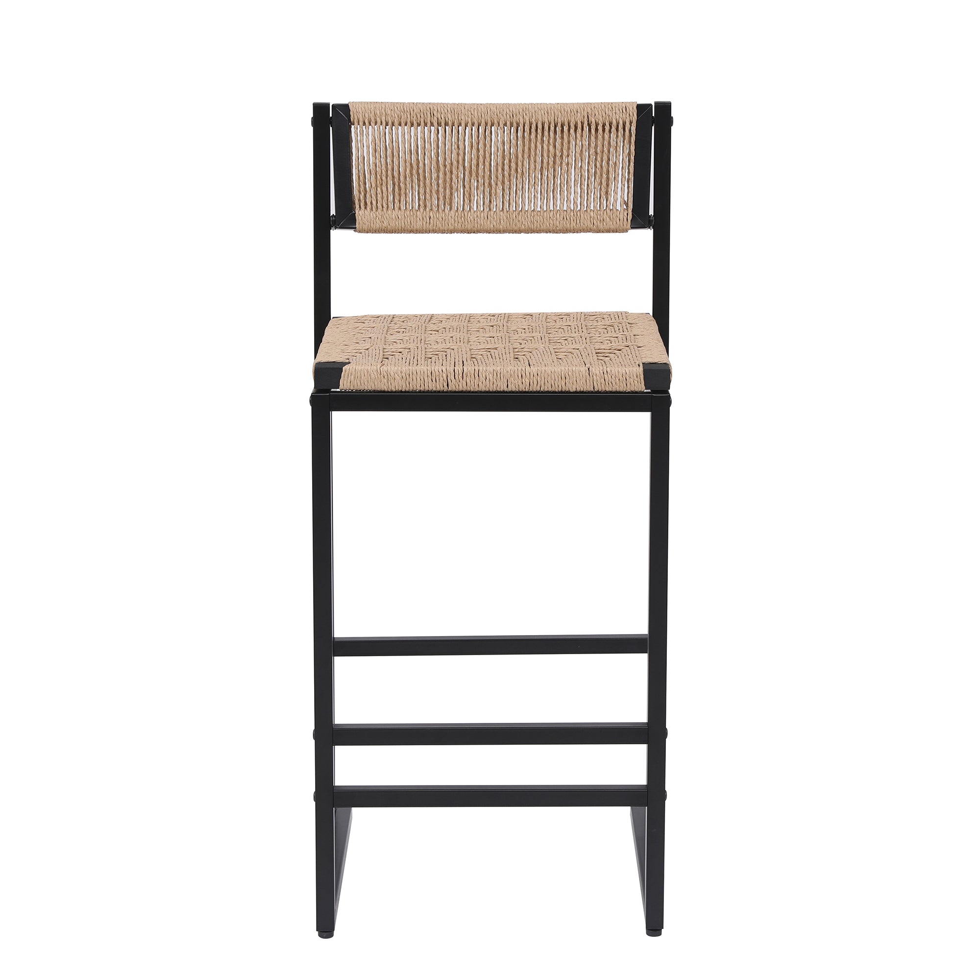 Kitchen Bar Stools with Footrest Set of 2