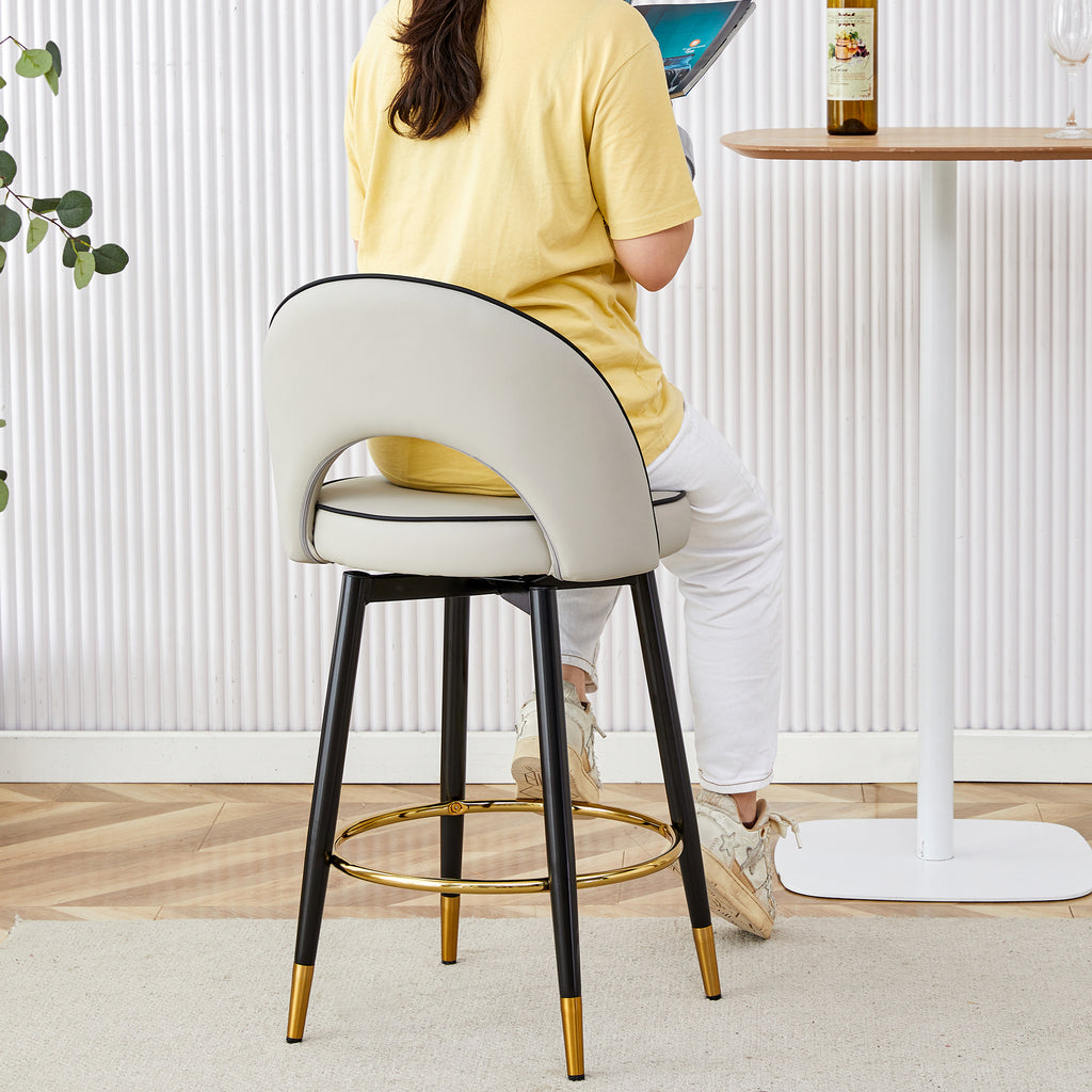 360° Rotatable Bar Chair Set of 2