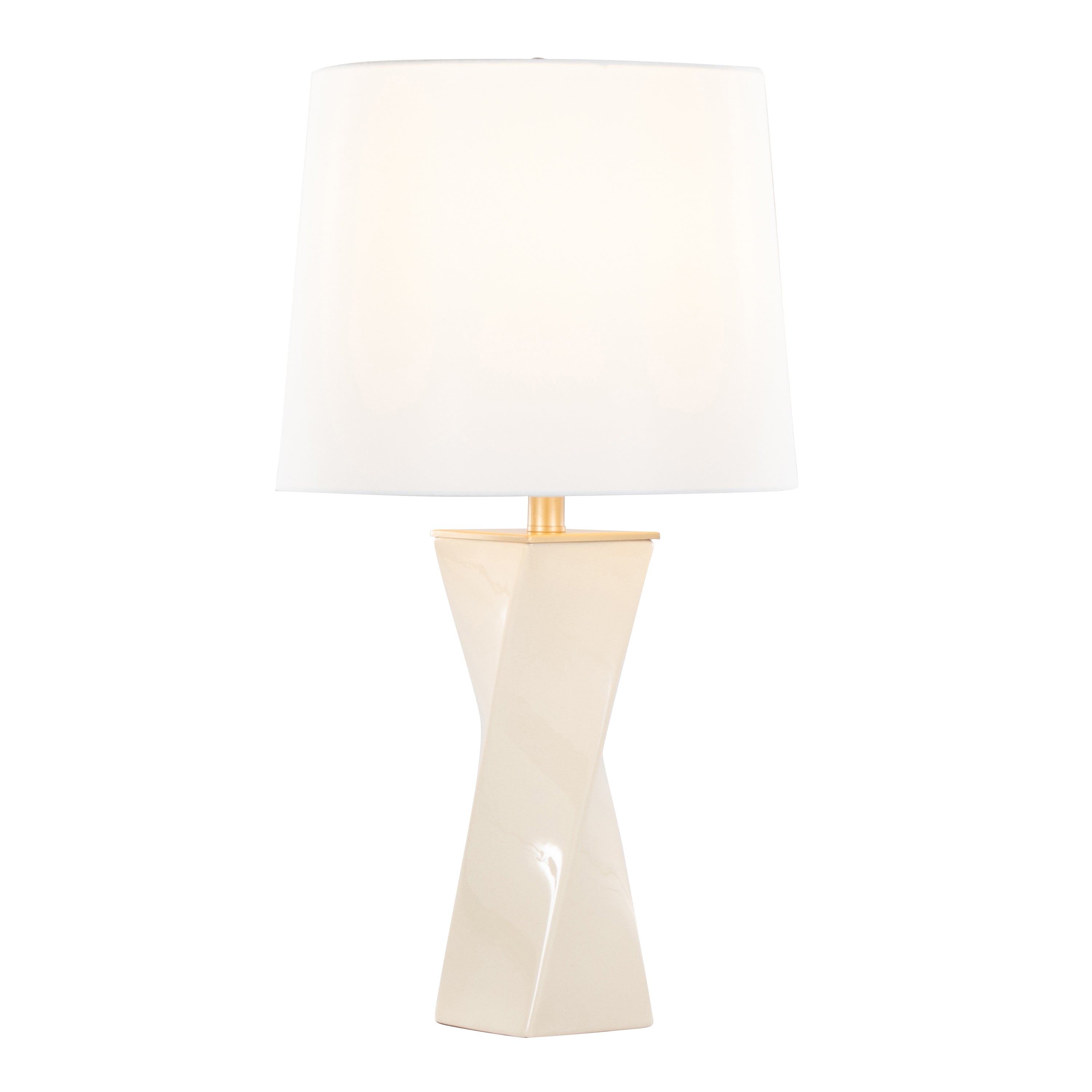 Square Contemporary 27" Ceramic Table Lamp