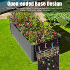 6x3x2ft Galvanized Raised Garden Bed